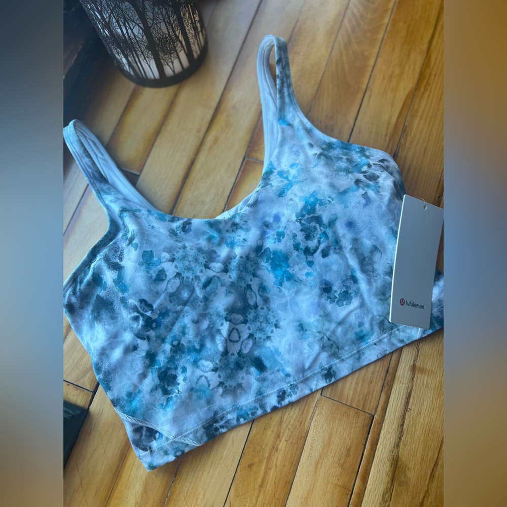 NWT Lululemon Align NULU Tank Sport Bra Kaleidofloral Multi Size 14 NWT